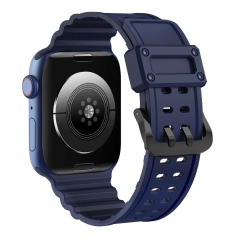 Pasek Strap Triple Protection do Apple Watch 38 / 40 / 41 mm opaska bransoleta - granatowy