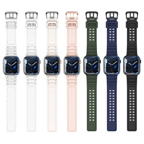 Pasek Strap Triple Protection do Apple Watch 38 / 40 / 41 mm opaska bransoleta - granatowy