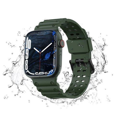 Pasek Strap Triple Protection do Apple Watch 38 / 40 / 41 mm opaska bransoleta - zielony