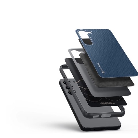 Dux Ducis Fino etui Samsung Galaxy S23+ pokrowiec z silikonową ramką niebieskie