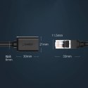 Kabel Ugreen NW112 11278 sieciowy Ethernet RJ45 (żeński) - RJ45 (męski) F/UTP Cat. 6 1 Gbps 0.5m - czarny