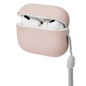 Etui Uniq Lino na AirPods Pro 2 - różowe