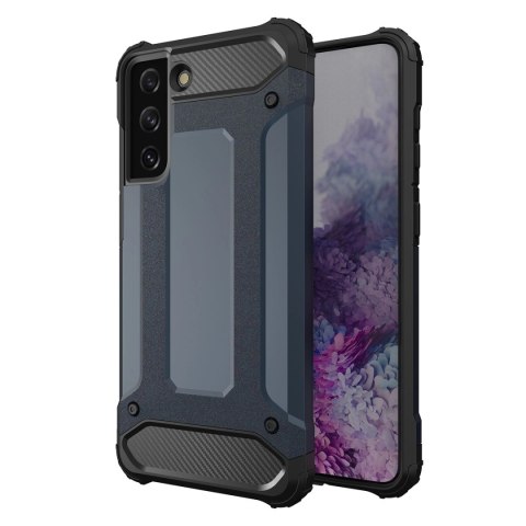 Hybrid Armor etui do Samsung Galaxy S23 Ultra pancerny hybrydowy pokrowiec niebieskie