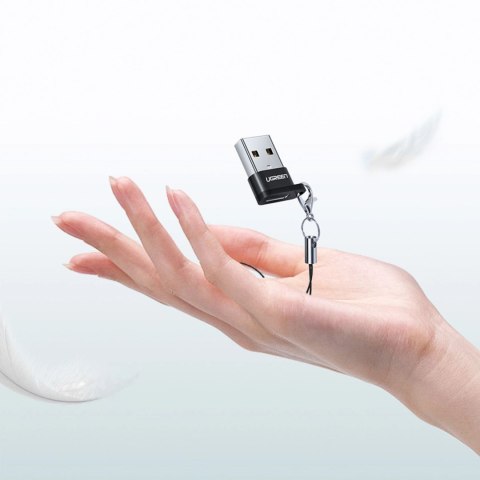 Adapter Ugreen US280 50568 USB-C 3.1 (żeński) / USB-A 2.0 (męski) - czarny