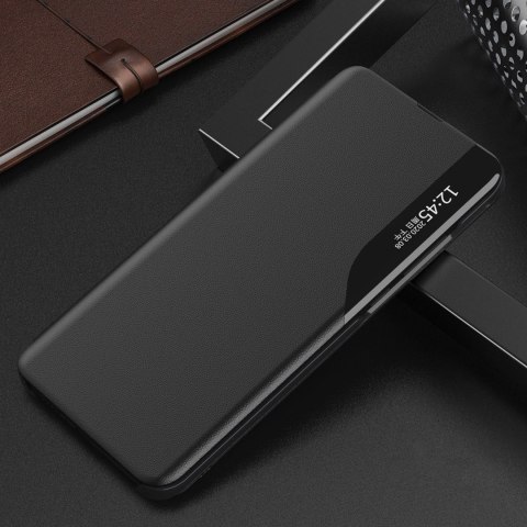 Eco Leather View Case etui do Xiaomi Redmi Note 12 Pro+ z klapką podstawka czarne