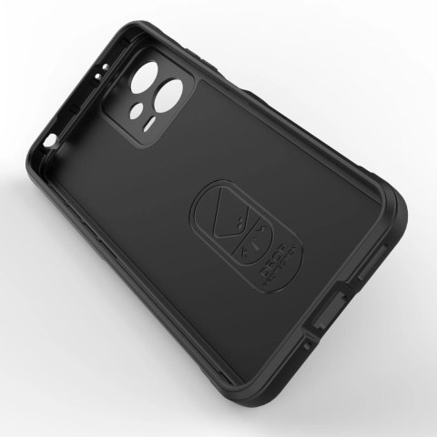Magic Shield Case etui do Xiaomi Redmi Note 12 5G / Poco X5 5G elastyczny pancerny pokrowiec czarne