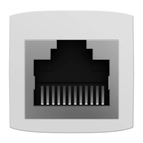 Złączka sieciowa łącznik kabli Ethernet RJ-45 Baseus AirJoy Series 10 szt. - biała