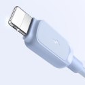 Kabel Joyroom Multi-Color Series A14 Lightning / USB-A 2.4A 1.2 m - niebieski