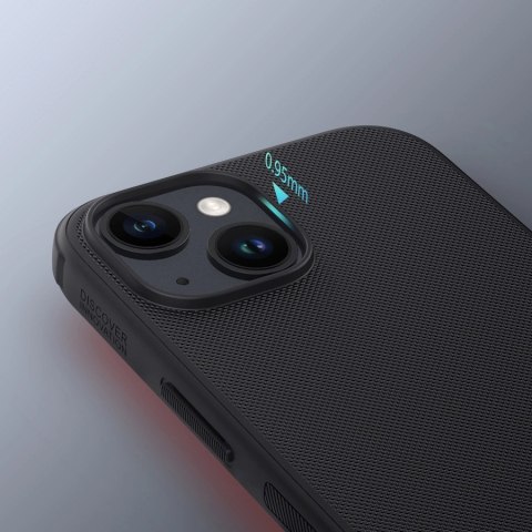 Wzmocnione etui do iPhone 15 Plus Nillkin Super Frosted Shield Pro - czarne