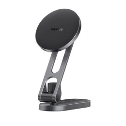 Uchwyt samochodowy Baseus T-Space magnetyczny na kokpit do Tesla - srebrny