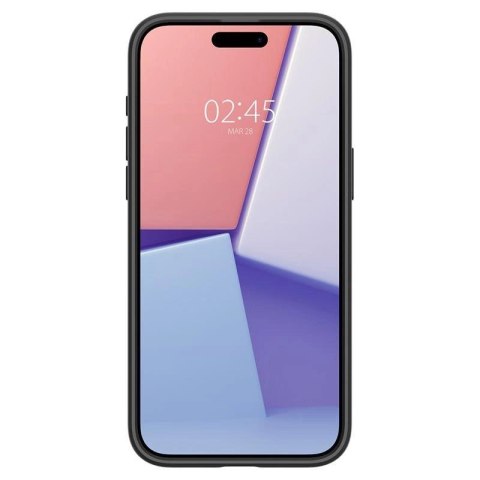 Etui Spigen Crystal Hybrid na iPhone 15 Pro - czarne