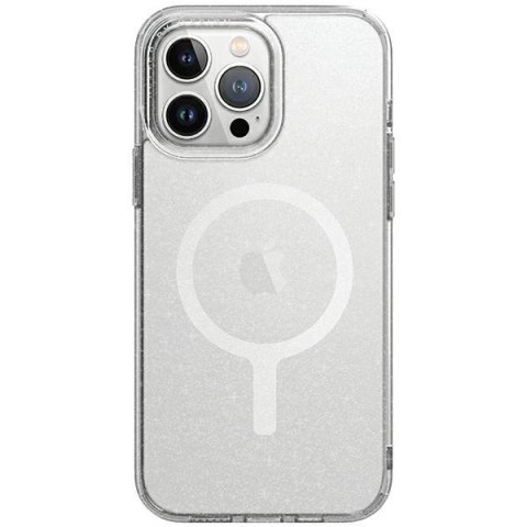 Etui UNIQ LifePro Xtreme Magclick Charging do iPhone 15 Pro Max - przezroczysto-srebrne