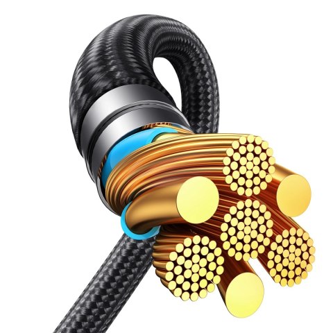 Kabel Joyroom Speedy Series S-A21 2w1 USB-C - USB-C / USB-C 100W 1.5m - czarny