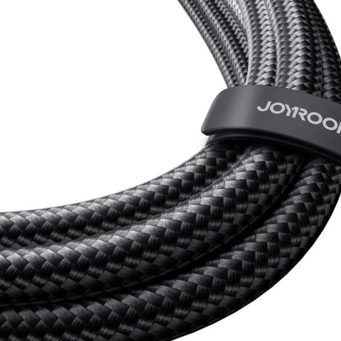Kabel Joyroom Speedy Series S-A21 2w1 USB-C - USB-C / USB-C 100W 1.5m - czarny