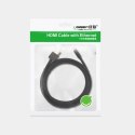 Kabel Ugreen HD127 micro HDMI - HDMI 2.0 4K 60Hz 1 m - czarny