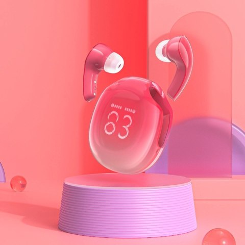 Słuchawki bezprzewodowe Acefast T9 Bluetooth 5.3 douszne - czerwone