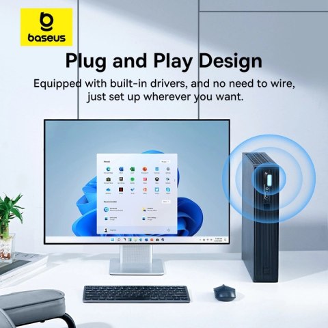 Karta sieciowa USB Baseus BS-OH169 300Mb/s - czarna