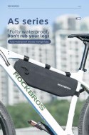 Sakwa rowerowa Rockbros AS-043 na rzepy 3l - czarna