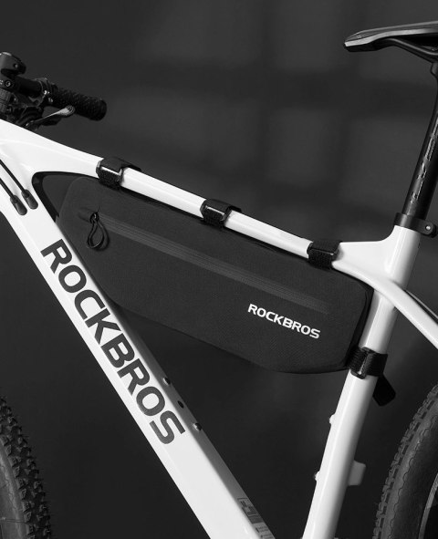 Sakwa rowerowa Rockbros AS-043 na rzepy 3l - czarna