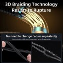 Kabel Joyroom Gaming Cable S-UL012A6 Lightning (kątowy) / USB-A (prosty) 2.4A 1.2 m - niebieski
