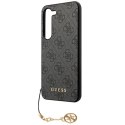 Etui Guess 4G Charms Collection na Samsung Galaxy S24+ - czarne