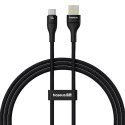 Kabel Baseus Flash 2 USB-A / USB-C 100W 1 m - czarny