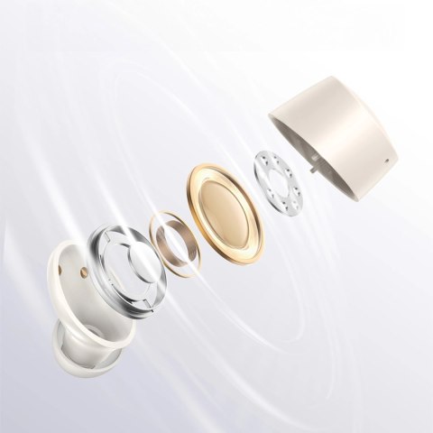 Słuchawki Baseus Bowie E18 bezprzewodowe TWS ENC IPX4 - białe