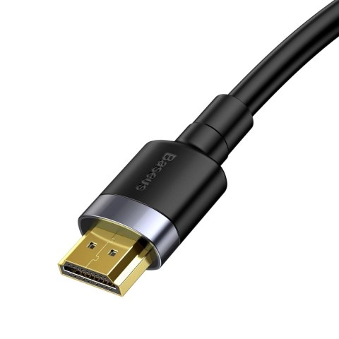Kabel Baseus Cafule HDMI / HDMI 2.0 4K 60 Hz 3D 18 Gbps 1m - czarny