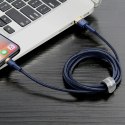 Kabel Baseus Cafule USB-A / Lightning 2.4A QC 3.0 1 m - niebiesko-złoty