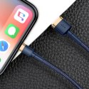 Kabel Baseus Cafule USB-A / Lightning 2.4A QC 3.0 1 m - niebiesko-złoty