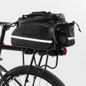 Torba rowerowa Rockbros A6-6 na bagażnik 35 l z rozkładanymi kieszeniami - czarna