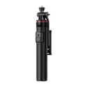 Wozinsky Selfie stick WC1Y2S teleskopowy tripod 1.3m ze stopu aluminium z uchwytem na telefon - czarny