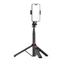 Wozinsky Selfie stick WC1Y2S teleskopowy tripod 1.3m ze stopu aluminium z uchwytem na telefon - czarny