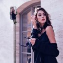 Wozinsky Selfie stick WC1Y2S teleskopowy tripod 1.3m ze stopu aluminium z uchwytem na telefon - czarny
