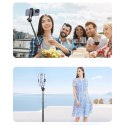 Wozinsky Selfie stick WC1Y2S teleskopowy tripod 1.3m ze stopu aluminium z uchwytem na telefon - czarny