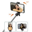 Wozinsky Selfie stick WHS1Y teleskopowy tripod 1m z uchwytem na telefon - czarny