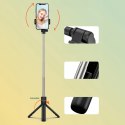 Wozinsky selfie stick WRY1S teleskopowy tripod 0.7m na telefon - czarny