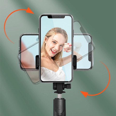 Wozinsky selfie stick WRY1S teleskopowy tripod 0.7m na telefon - czarny