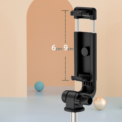 Wozinsky selfie stick WRY1S teleskopowy tripod 0.7m na telefon - czarny