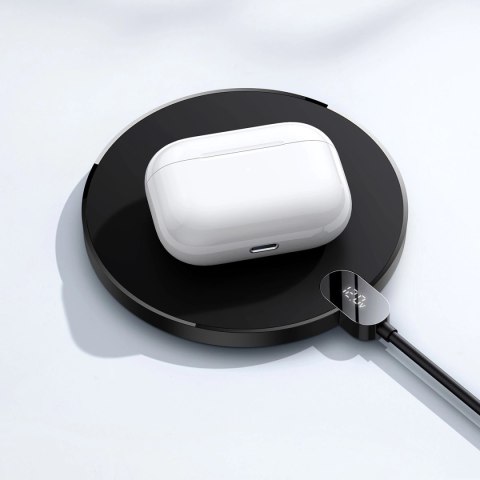 Ładowarka Baseus Digital LED Display Gen 2 BS-W526 indukcyjna 15W - czarna