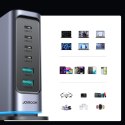 Ładowarka Joyroom JR-TCM02 wieloportowa GaN 65W EU 4x USB-C 2x USB-A - ciemnoszara