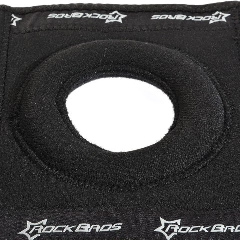 Ochraniacz sportowy Rockbros LF1106M na rzepkę i staw kolanowy rozmiar M - czarny