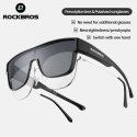 Okulary rowerowe Rockbros SP304 polaryzujące - czarne
