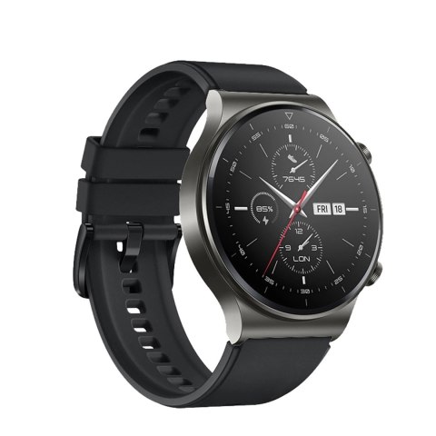 Pasek silikonowy do Huawei Watch GT 2 / 3 / 4 / 2 Pro / 3 Pro / 4 Pro / GT 2e - czarny