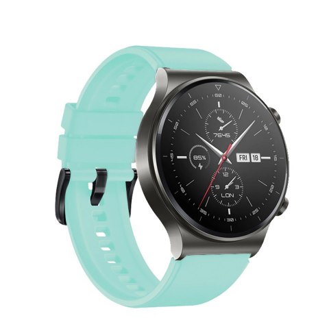 Pasek silikonowy do Huawei Watch GT 2 / 3 / 4 / 2 Pro / 3 Pro / 4 Pro / GT 2e - jasnozielony
