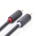 Kabel Ugreen AV104 30747 audio 2RCA (męski) / 2RCA (męski) 1m - szary