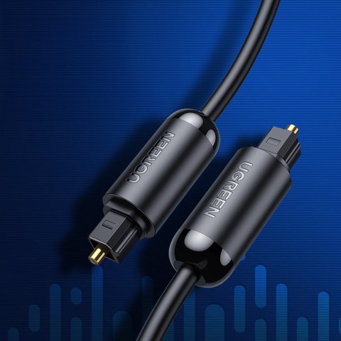 Kabel Ugreen AV122 70890 optyczny audio Toslink / SPDIF 1m - czarny