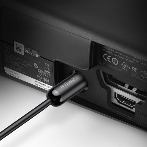 Kabel Ugreen AV122 70892 optyczny audio Toslink / SPDIF 2m - czarny