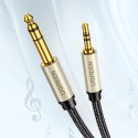 Kabel Ugreen AV127 10630 audio TRS mini jack 3,5mm / jack 6,35mm 5m - szary