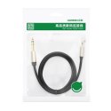 Kabel Ugreen AV127 10630 audio TRS mini jack 3,5mm / jack 6,35mm 5m - szary
